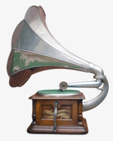 Gramophone Columbia - Gramophone Side View, HD Png Download, Free Download