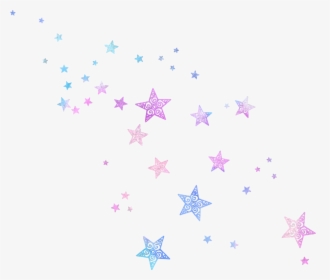 Stars Kawaii Kpop Pink Blue Glitter Sparkle Aesthetics - Sparkle Glitter Png, Transparent Png, Free Download