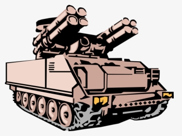 Vector Illustration Of Military Mobile Rocket Launcher - Clip Art, HD Png Download, Free Download