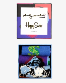 Interior View Of Open Box Andy Warhol Skull Gift Box - Happy Socks, HD Png Download, Free Download
