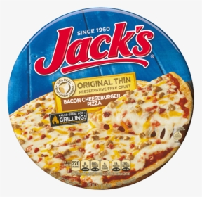 Jack"s Original Thin Bacon Cheeseburger Frozen Pizza - Jack's Rising Crust Pizza, HD Png Download, Free Download