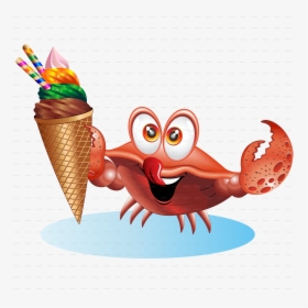 Crab Drinking Clipart, HD Png Download, Free Download