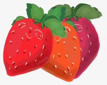 Strawberry Vector Red - Dibujos De Color Rojo, HD Png Download, Free Download