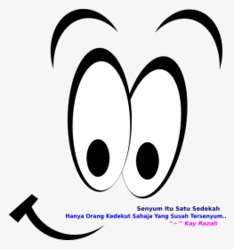 Senyum Itu Sedekah Svg Clip Arts - Cartoon Eyes Clip Art, HD Png Download, Free Download