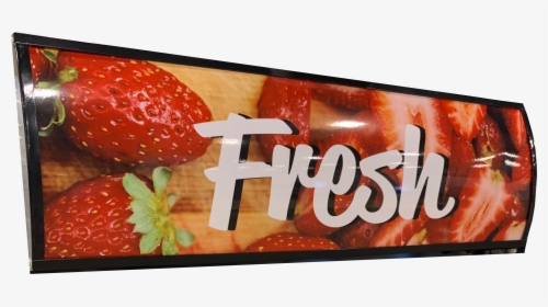 Cooler Marquee Decal - Strawberry, HD Png Download, Free Download