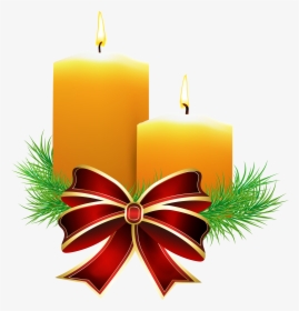 Candles Transparent Png Clip - Christmas Candle Light Png, Png Download, Free Download
