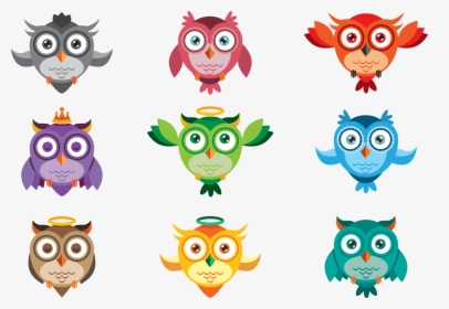 Transparent Clipart Of An Owl - Cute Owl Icon, HD Png Download, Free Download