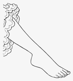 Leg Clipart Black And White Png, Transparent Png, Free Download