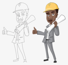Engineer Man Drawing Easy, HD Png Download, Free Download