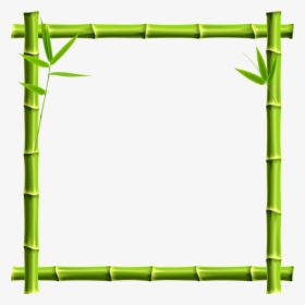 Bamboo Clipart Page Border - Bamboo Border Design Png, Transparent Png, Free Download
