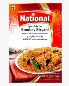 National Bombay Biryani Masala Spice Mix 70g - National Chicken Biryani Masala, HD Png Download, Free Download
