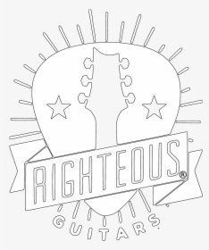 Righteous Logo Jpeg White Registered Outlined - Drawing, HD Png Download, Free Download