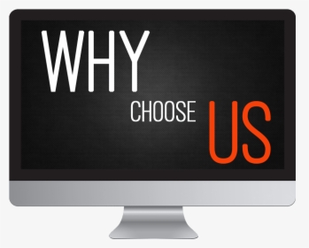 Why Choose Us - Computer Monitor, HD Png Download, Free Download