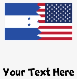 Honduran American Flag Teddy Bear - United States Flag, HD Png Download, Free Download