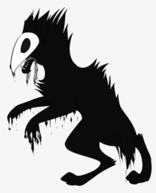 Monster Silhouette Png - Shadow Monster With Mask, Transparent Png, Free Download
