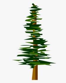 Pine Tree Painting Easy, HD Png Download, Free Download