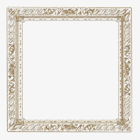 Golden Square Frame Transparent - Motif, HD Png Download, Free Download