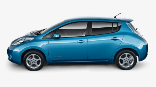 Blue Electric Car Leaf, HD Png Download, Free Download