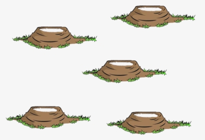 Whack A Mole Holes Transparent, HD Png Download, Free Download