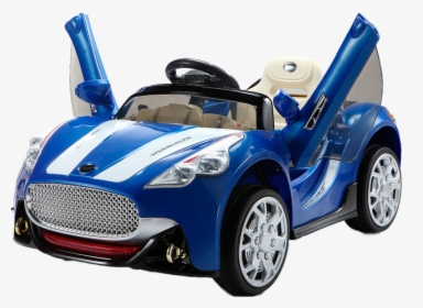 Blue Electric Car Sports Exterior Automotive - Small Cars For Baby, HD Png Download, Free Download