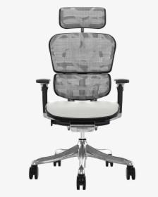 Transparent Computer Chair Png - White Mesh Ergohuman Chair, Png Download, Free Download