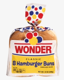 Transparent Hamburger Bun Png - Wonder Hamburger Buns, Png Download, Free Download
