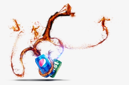 Coca Cola Pepsiman Blue - Advertising Pepsi Png, Transparent Png, Free Download