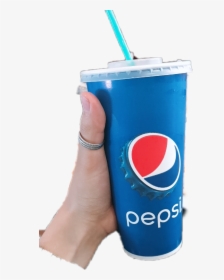 Freetoedit Pepsi Cocacola Pepsiinhand - Frozen Carbonated Beverage, HD Png Download, Free Download