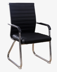 Conference Chair Bow Chair Simple Office Chair Back - Leather Chair Office, HD Png Download, Free Download