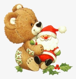 Transparent Christmas Bear Png - Christmas Teddy Bear Png, Png Download, Free Download