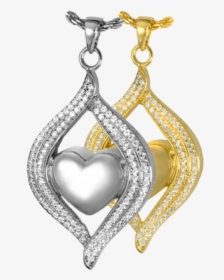 Stainless Steel Teardrop Heart Cremation Jewelry, HD Png Download, Free Download