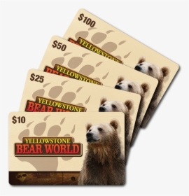 Yellowstone Bear World Gift Card - Grizzly Bear, HD Png Download, Free Download