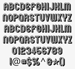 3d Font Png - 3d Font, Transparent Png, Free Download