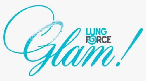 Lung Force Glam Logo - Graphic Design, HD Png Download, Free Download