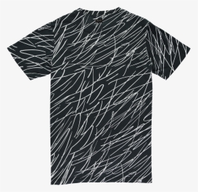 Scribble T Shirt Black - Active Shirt, HD Png Download, Free Download