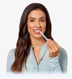 Applying A Teeth Whitening Pen - Moon Teeth Whitening Pen, HD Png Download, Free Download