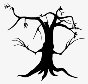 Transparent Background Image Download - Halloween Tree Silhouette Png, Png Download, Free Download