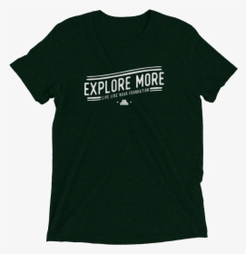 Lln Explore More Coloredtee Mockup Front Flat Emerald - Active Shirt, HD Png Download, Free Download