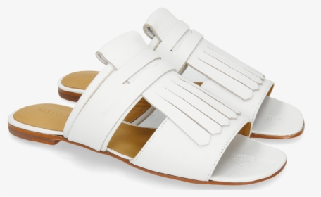 Mules Vicky 6 Nappa White Rivets - Slide Sandal, HD Png Download, Free Download