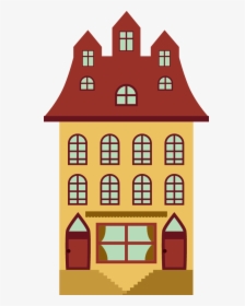 Vector Apartment Building Design - Cartoon Apartment Building Png, Transparent Png, Free Download