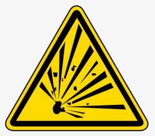 Explosive Sign Png Background Image - Explosive Warning Sign, Transparent Png, Free Download