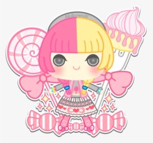 Graphic Freeuse Vector Candy Sweet - Sweet Candy Anime Girl, HD Png Download, Free Download