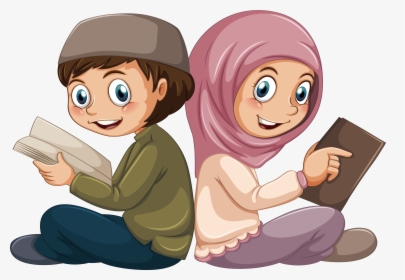 Islam Muslim Boy Illustration - Islam Cartoon, HD Png Download, Free Download