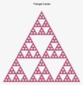 Triangle Fractal - Sierpinski Gasket With Iteration, HD Png Download, Free Download