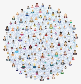 People Connected On Internet, HD Png Download, Free Download