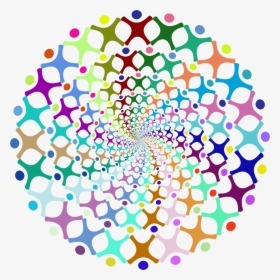 Abstract People Vortex Prismatic Clip Arts - Oppressor And Oppressed, HD Png Download, Free Download