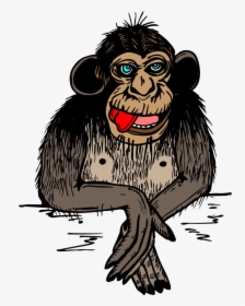 Gorilla Cartoon Drawing, HD Png Download, Free Download