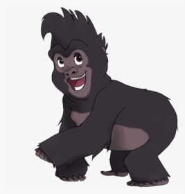 Cartoon,animated Character,sketch,style - Tarzan Terk Png, Transparent Png, Free Download