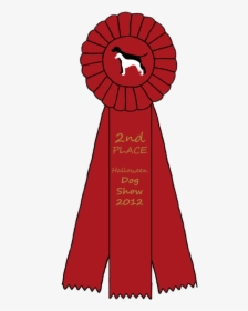 2nd Place Ribbon Clip Art - Dog Show Purple Ribbon, HD Png Download, Free Download