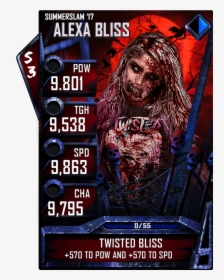 Alexabliss Ss17 - Wwe Supercard Halloween Cards, HD Png Download, Free Download